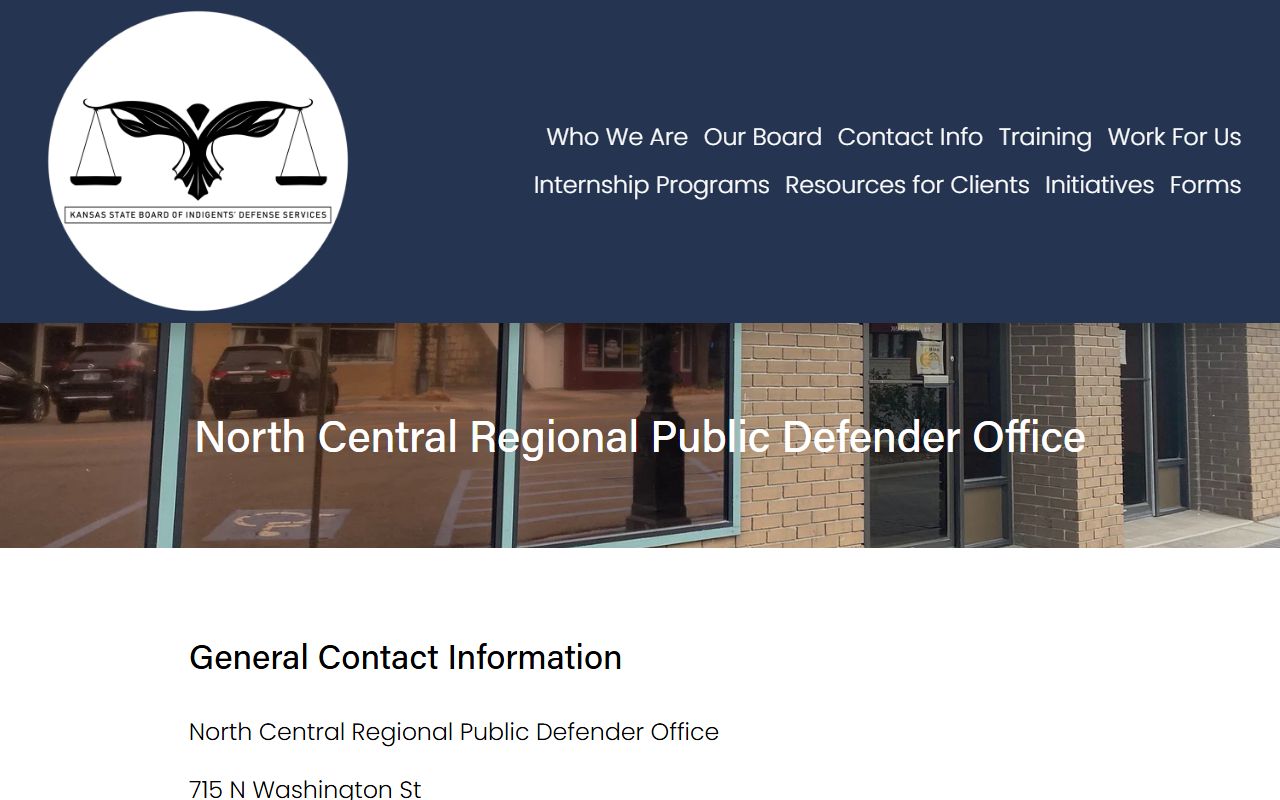 Dickinson County criminal court records North Central Regional Public Defender page