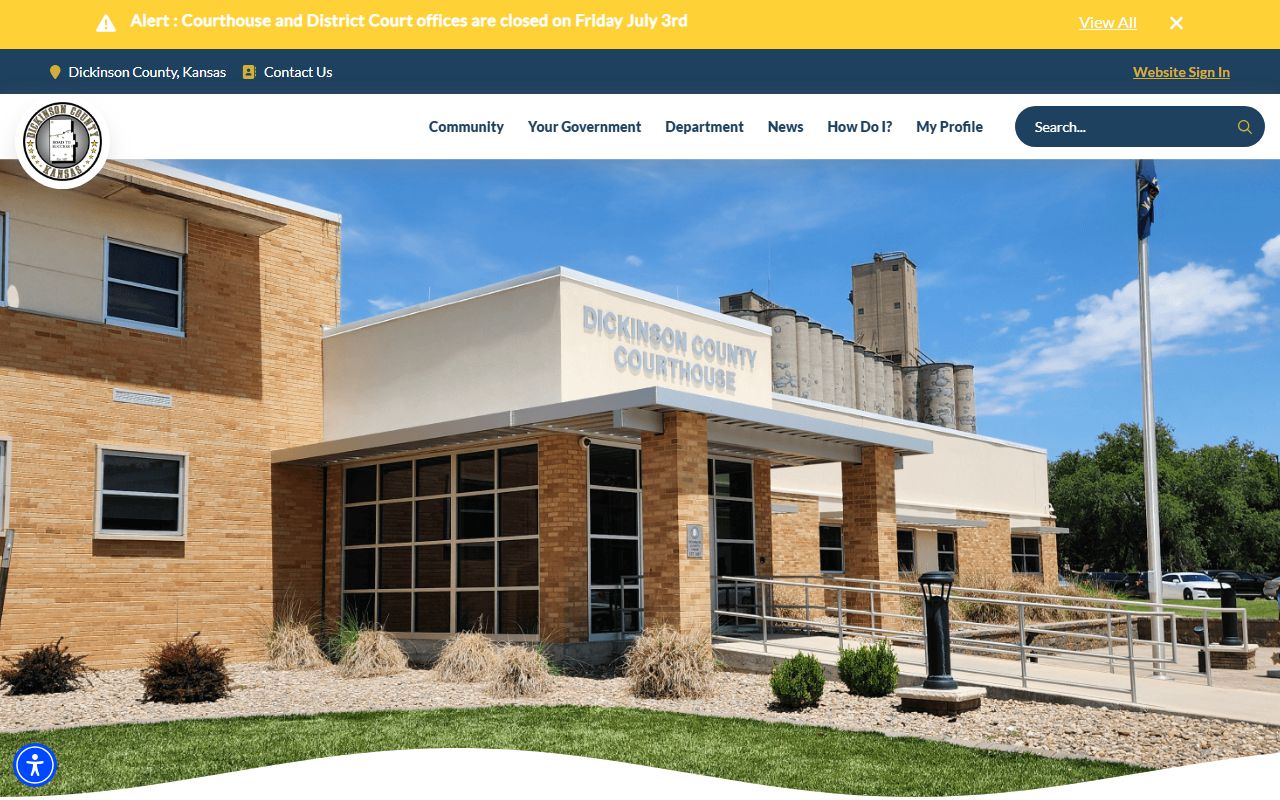 Dickinson County court records official county homepage